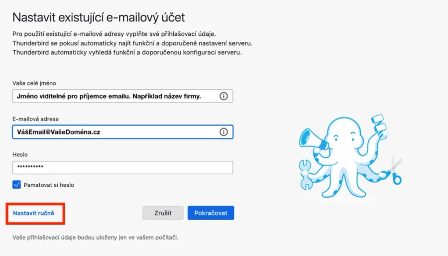 thunderbird pc1 1 | Jak propojit email s poštovním klientem?