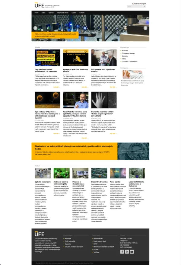 ufe stary | Z manuálního přepisování dat k moderní digitální tváři: Automatizace a redesign ufe.cz