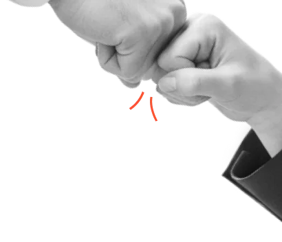 Pěsti v gestu fistbump